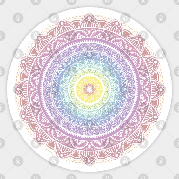 Mandala Sticker by Meeko_Art